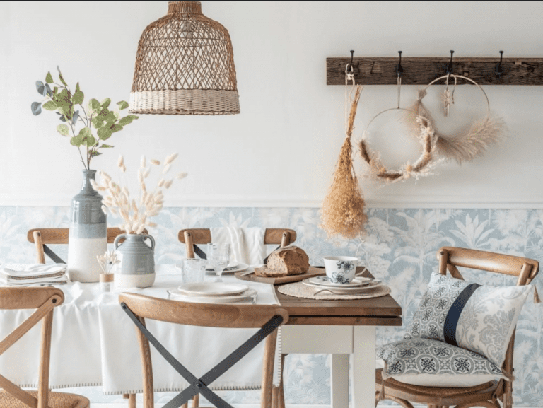 décoration avec fleurs séchées