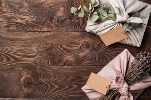 Zero waste Valentine’s Day concept, copy space